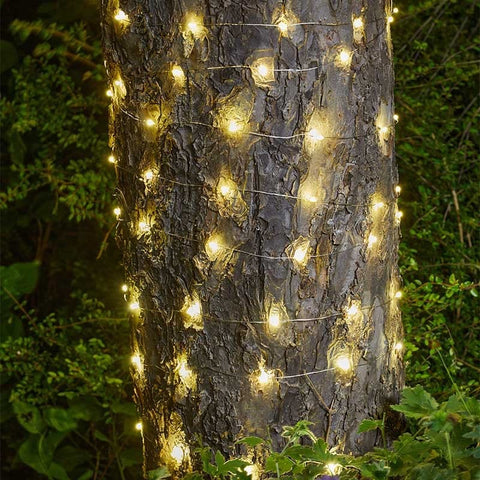 Smart Solar String Lights Smart Solar Ultra Firefly String Lights 100 LEDs