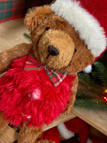 Woodlodge Teddy Bears Snowlodge Santa Bear Standing - Assorted Sizes