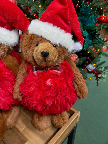 Woodlodge Teddy Bears Snowlodge Santa Bear Standing - Assorted Sizes