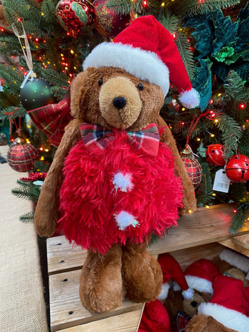 Woodlodge Teddy Bears Snowlodge Santa Bear Standing - Assorted Sizes