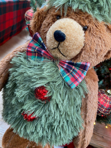 Woodlodge Teddy Bears Snowlodge Tree Bear Standing - Assorted Sizes