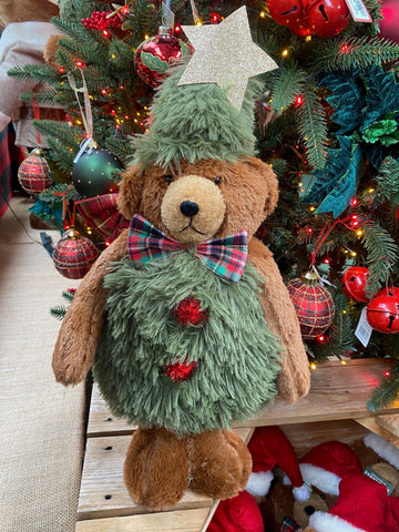 Woodlodge Teddy Bears Snowlodge Tree Bear Standing - Assorted Sizes