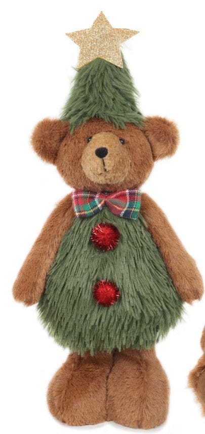 Woodlodge Teddy Bears Snowlodge Tree Bear Standing - Assorted Sizes