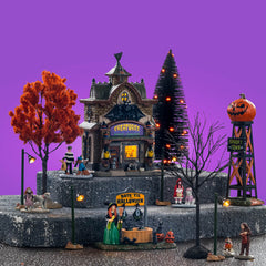 Lemax Spooky Town House Set Spooky Town Creatures Of The Night Pet Shop Set