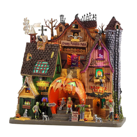Lemax Spooky Town Facades Spooky Town Creepy Pumpkin Patch
