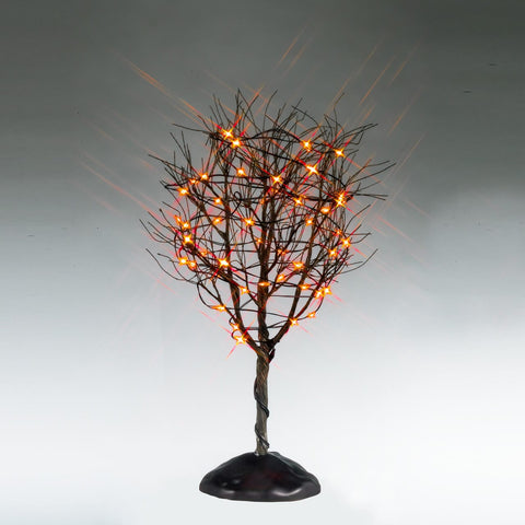 Lemax Spooky Town Lighted Trees Spooky Town Dry Tree With Orange Lights