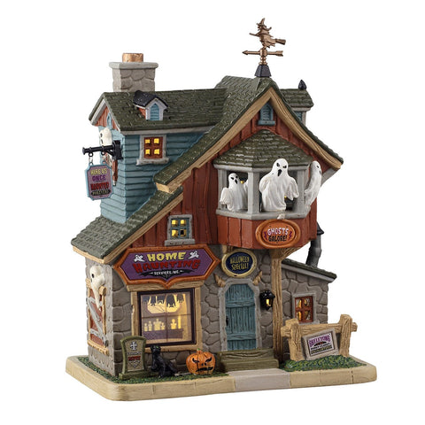 Lemax Spooky Town Lighted Buildings Spooky Town Home Haunting Services