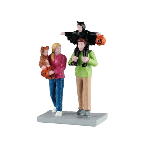 Lemax Spooky Town Figurines Spooky Town Neighborhood Trick-Or-Treaters