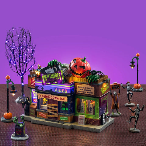 Lemax Spooky Town House Set Spooky Town Nightmares Video Set
