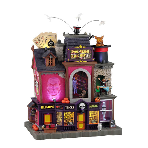 Lemax Spooky Town Sights & Sounds Spooky Town Smoke & Mirrors Magic Shop
