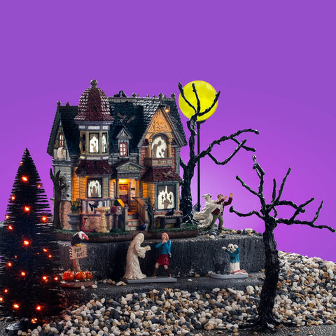 Lemax Spooky Town House Set Spooky Town The House Of Shadows Set