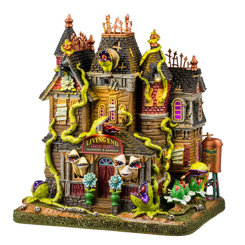 Lemax Spooky Town Lighted Buildings Spooky Town The Living End