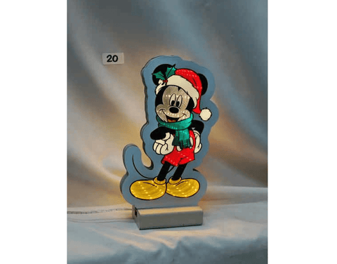 Festive LED light Standing Infinity Disney Mickey Mouse Christmas LED Light – 20cm