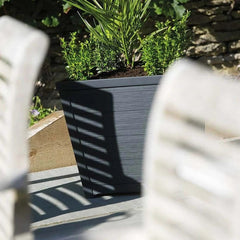 Stewart Garden Pots & Planters Stewart 40cm Taper Square Planter Anthracite