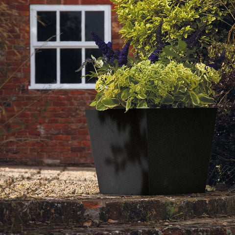 Stewart Garden Pots & Planters Stewart 48cm Basalt Low Square Planter