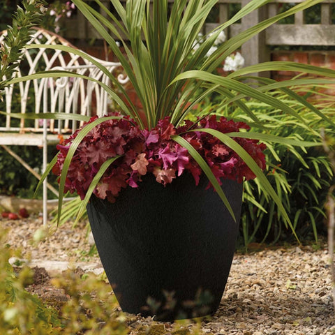 Stewart Garden Pots & Planters Stewart 53cm Basalt Tall Round Planter