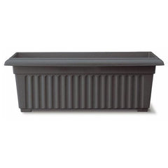 Stewart Garden Pots & Planters Stewart 70cm Corinthian Trough Black