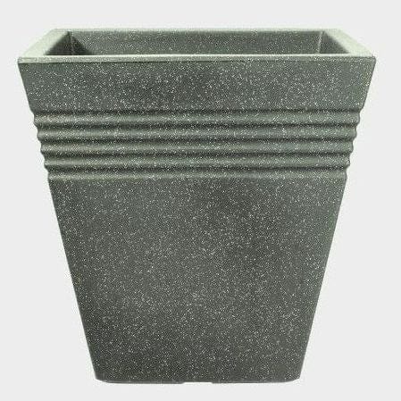 Stewart Garden Pots & Planters Stewart Piazza Square Planter Marble Green