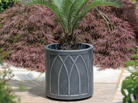 Stewart Planters & Pots Stewart Versailles Round Planter - Pewter 32cm