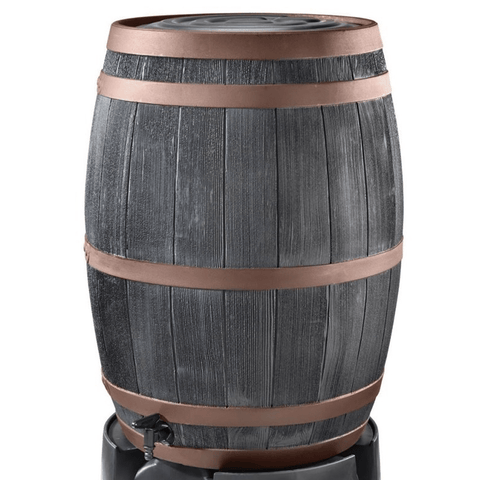 Stewart Garden Water Butt Stewarts 235L Oak and Copper Effect Water Butt