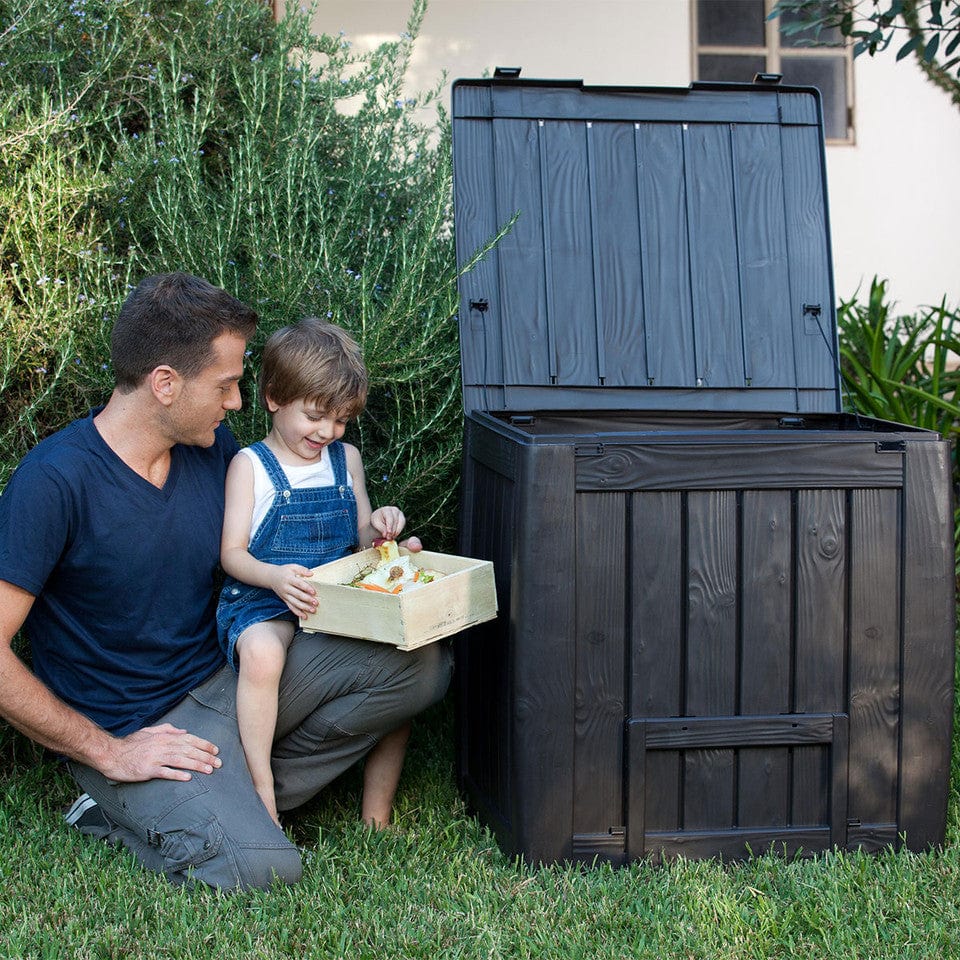 Stewart Garden Composter Bin Stewarts Deco Composter with Base 340L