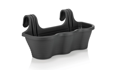 Stewart Garden Planters & Pots Stewarts Urban Balcony Hanging Pot Anthracite - 10L