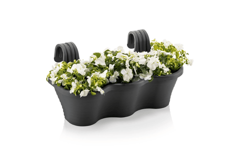 Stewart Garden Planters & Pots Stewarts Urban Balcony Hanging Pot Anthracite - 10L