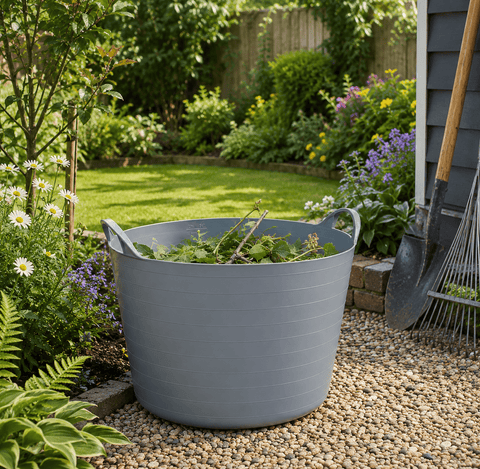 Smart Garden Flexi Tote Strata 40L Flexi Tote Tub, Cool Grey