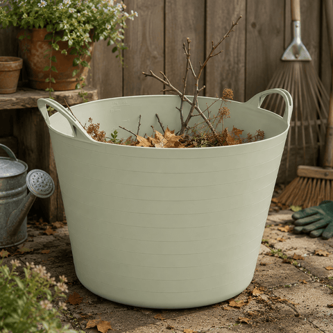 Strata Products Flexi Tote Strata 40L Flexi Tote Tub, Sage Green