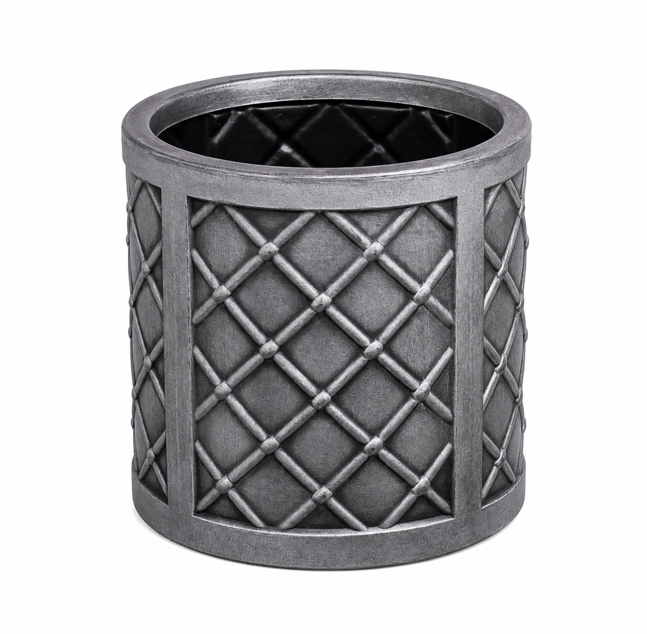 Strata Products Planters & Pots Single Strata Lazio Planter Round Pewter 32cm