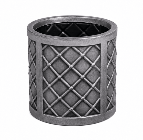 Strata Products Planters & Pots Single Strata Lazio Planter Round Pewter 32cm