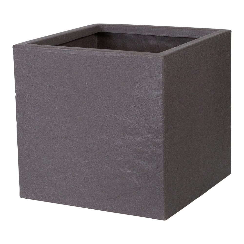 Strata Products Pots & Planters Strata Riven Large Square Planter - Cappuccino