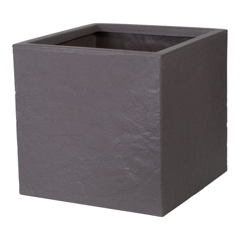 Strata Products Pots & Planters Strata Riven Large Square Planter - Cappuccino