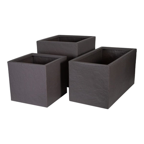 Strata Products Pots & Planters Strata Riven Trough Planter - Cappuccino
