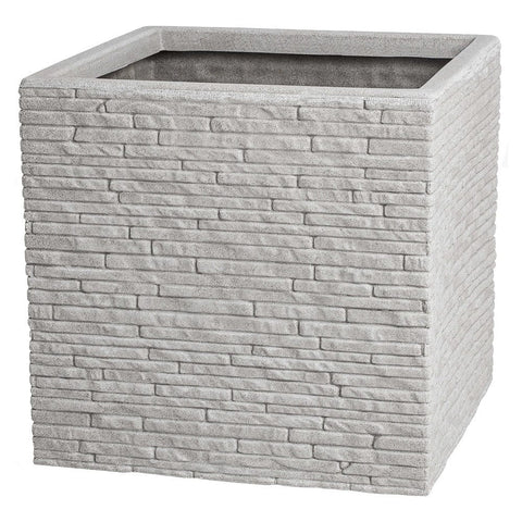 Strata Products Planters & Pots Strata Slate Planter Square Stone 32cm