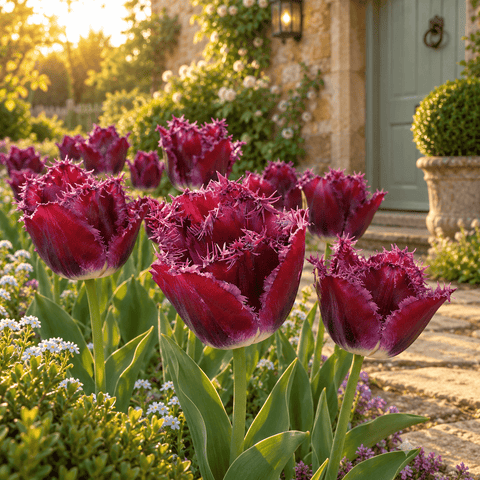 Taylors Flower Bulbs Taylors Bulbs Fringed Purple Crystal Tulip Bulbs – 6pck