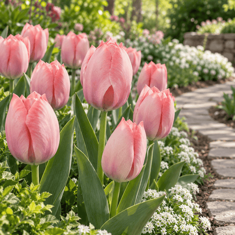 Taylors Flower Bulbs Taylors Bulbs Garden Salmon Van Eijk Tulip Bulbs – 7pck