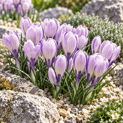 Taylors Flower Bulbs Taylors Bulbs Striped Bird Crocus Bulbs – 15pck