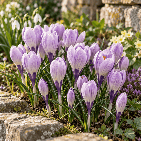 Taylors Flower Bulbs Taylors Bulbs Striped Bird Crocus Bulbs – 15pck