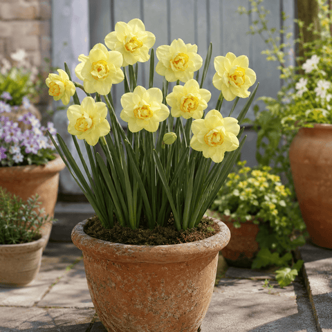 Taylors Flower Bulbs Taylors Bulbs Yellow Cheerfulness Narcissus Bulbs – 6pck