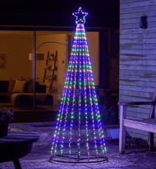 Three Kings Christmas Lit Decor Three Kings 2.1m TwinkleTree Multi