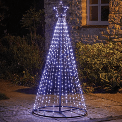 Three Kings Christmas Lit Decor Three Kings 2.1m TwinkleTree Warm/Cool White