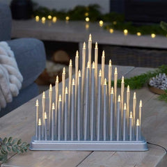 Three Kings Candle Bridges Three Kings 22 LED CandleBridge - Large, Silver