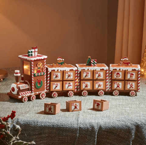 Three Kings Advent Calendars Three Kings All Aboard Gingerbread Express Advent Calendar