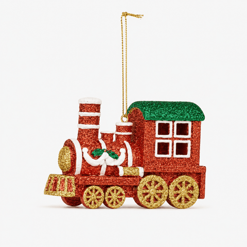 Three Kings Hanging Decor Three Kings All Aboard! Tree Decoration – Train Design