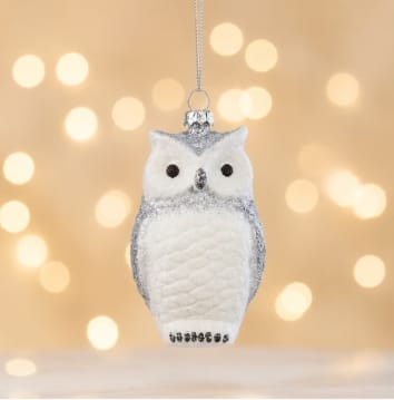 Three Kings Hanging Decor Three Kings Arctic Owl Pendant Christmas Decoration