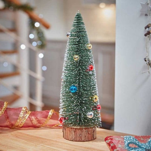 Three Kings Tinsel Trees Three Kings Bauble Frosted Fir 30cm