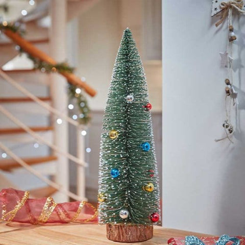 Three Kings Tinsel Trees Three Kings Bauble Frosted Fir 40cm