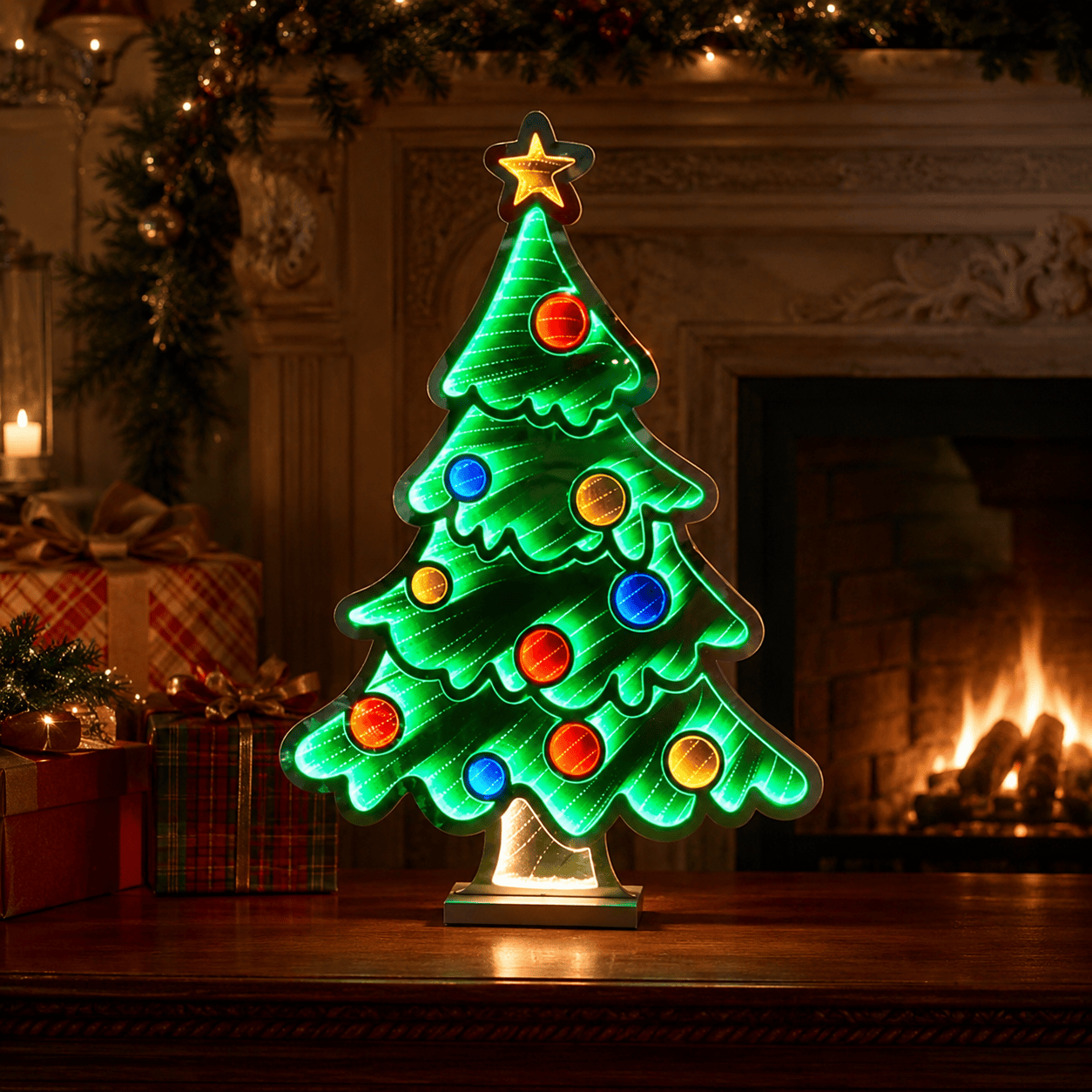 Three Kings Infinity Lighting Three Kings Bauble Infinity Christmas Tree Light – 60cm