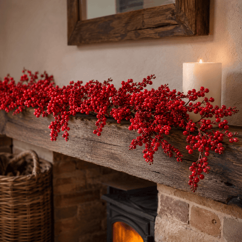 Three Kings Wreaths & Garlands Three Kings BerryBurst Garland – Assorted Sizes
